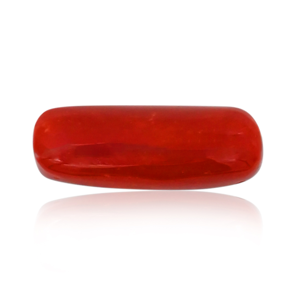 Natural Italian Red Coral (Moonga) 7.60 Carat