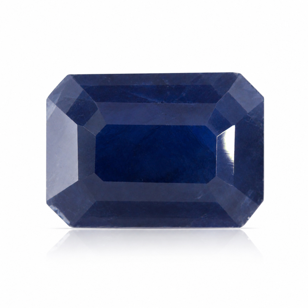 Natural Blue Sapphire (Neelam) Octagon 6.01 Carat