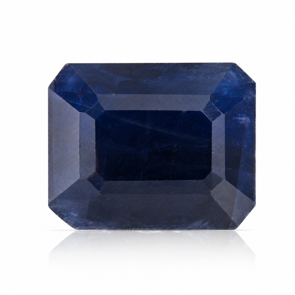 Natural Blue Sapphire (Neelam) Octagon 6.80 Carat