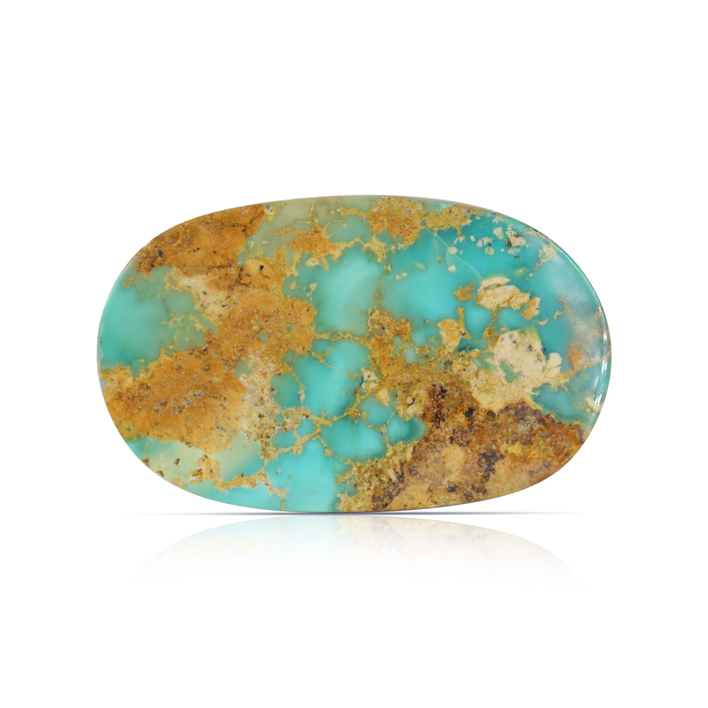 Nishapuri Irani Firoza Turquoise Oval Stone 30 Carat