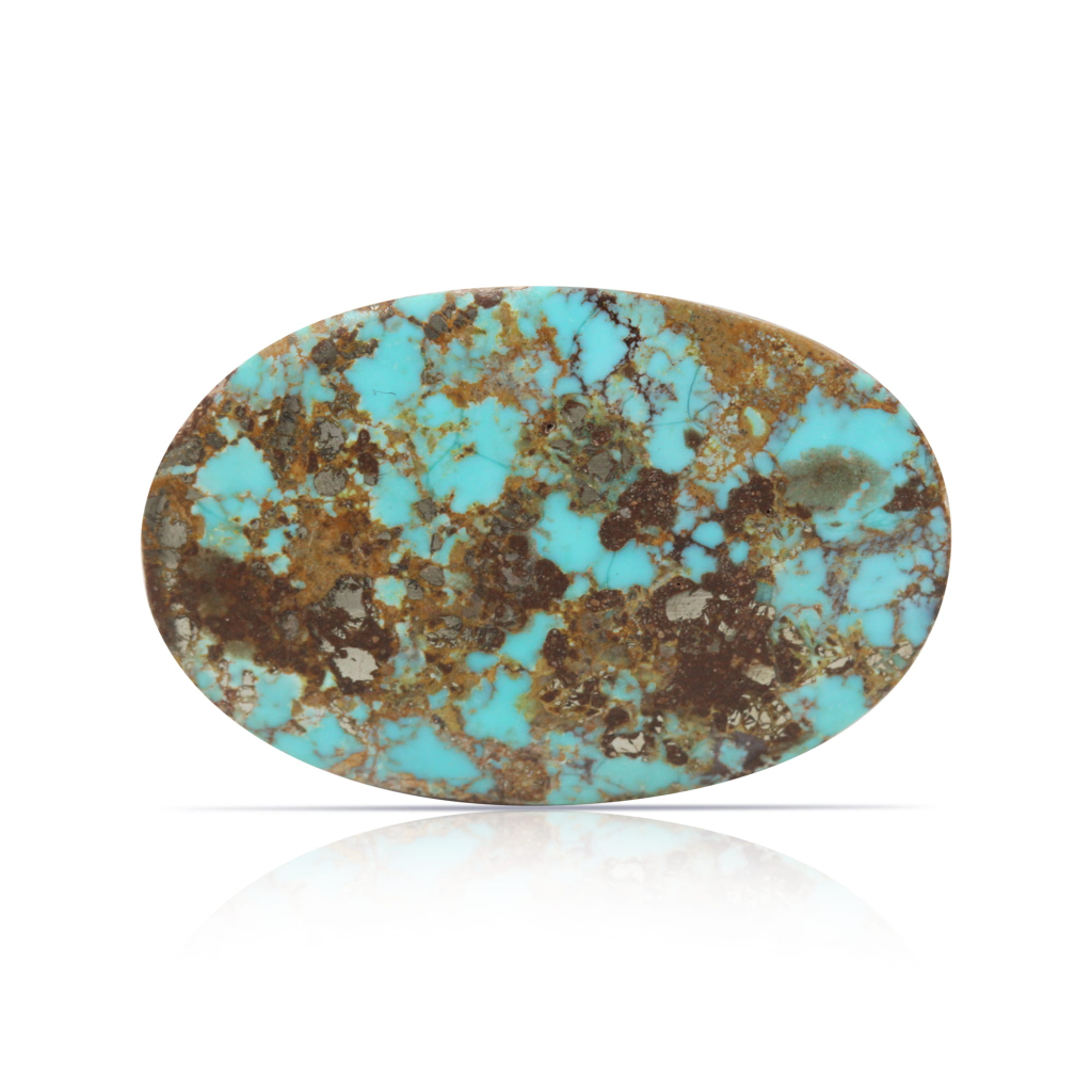 Nishapuri Irani Firoza Turquoise Oval Stone 30 Carat