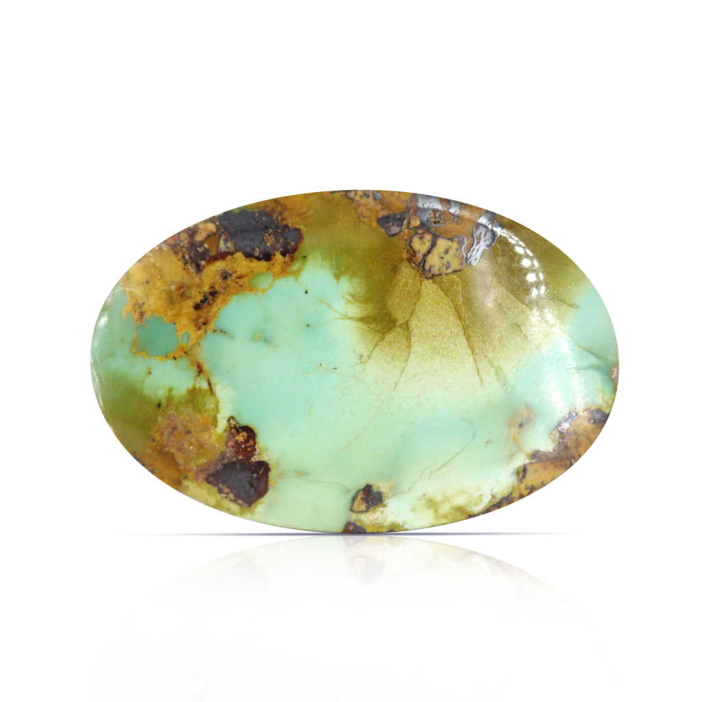 Nishapuri Irani Firoza Turquoise Oval Stone 25.30 Carat