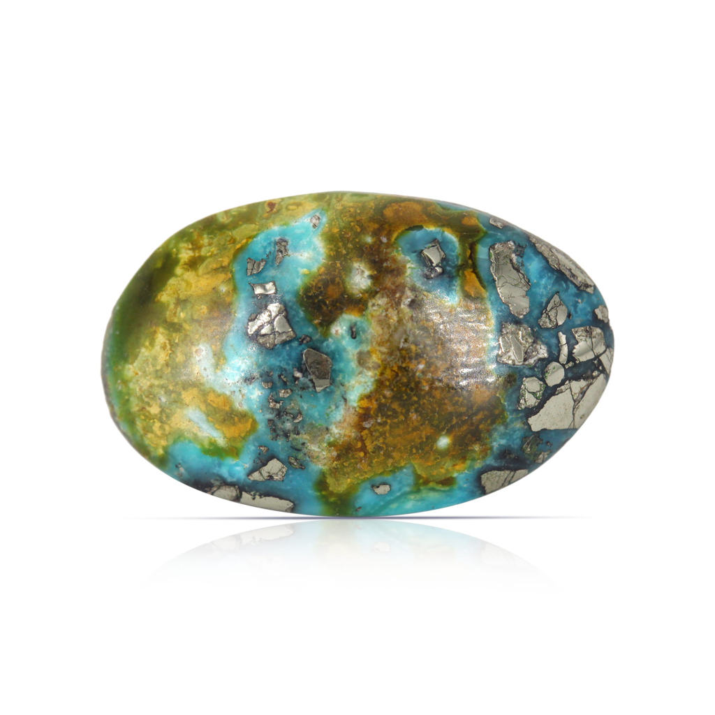 Nishapuri Irani Firoza Turquoise Oval Stone 22.60 Carat