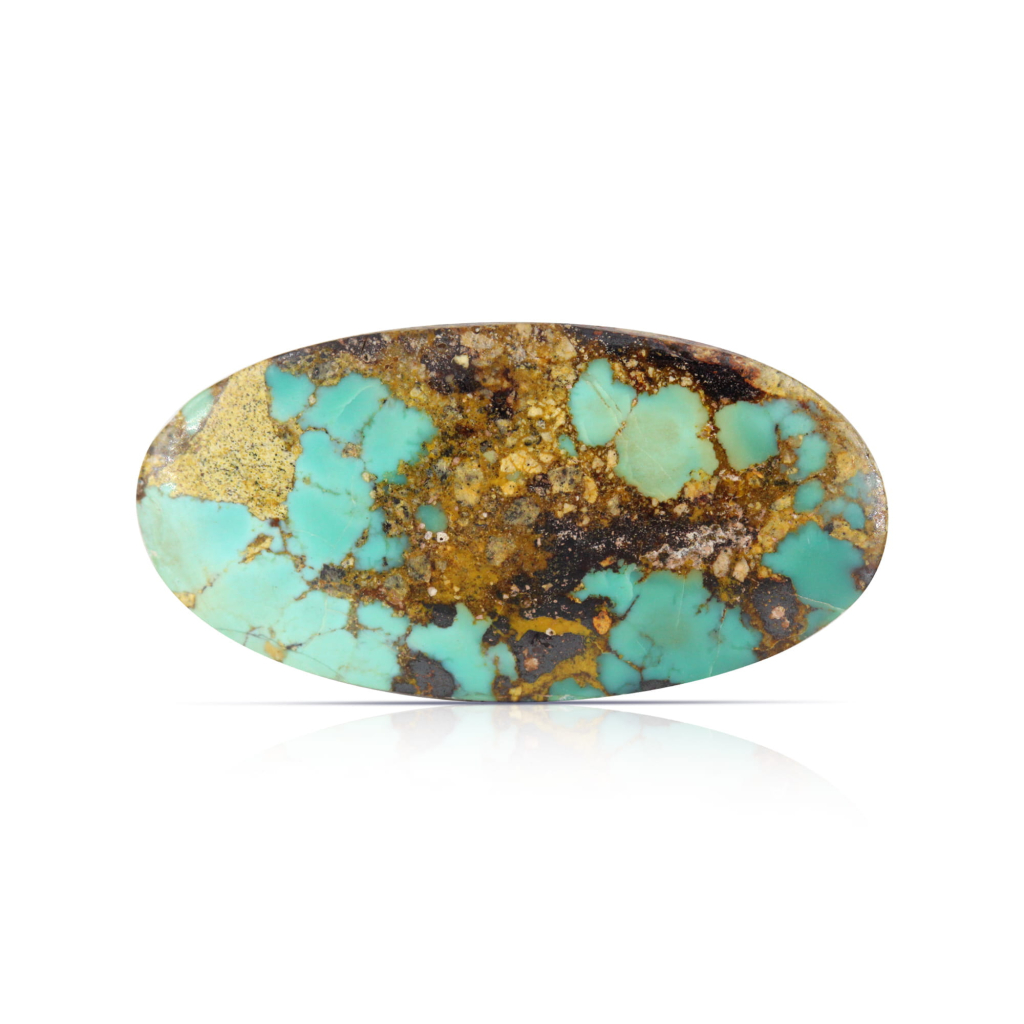 Nishapuri Irani Firoza Turquoise Oval Stone 20 Carat