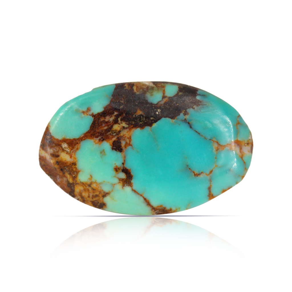 Nishapuri Irani Firoza Turquoise Oval Stone 6.30 Carat