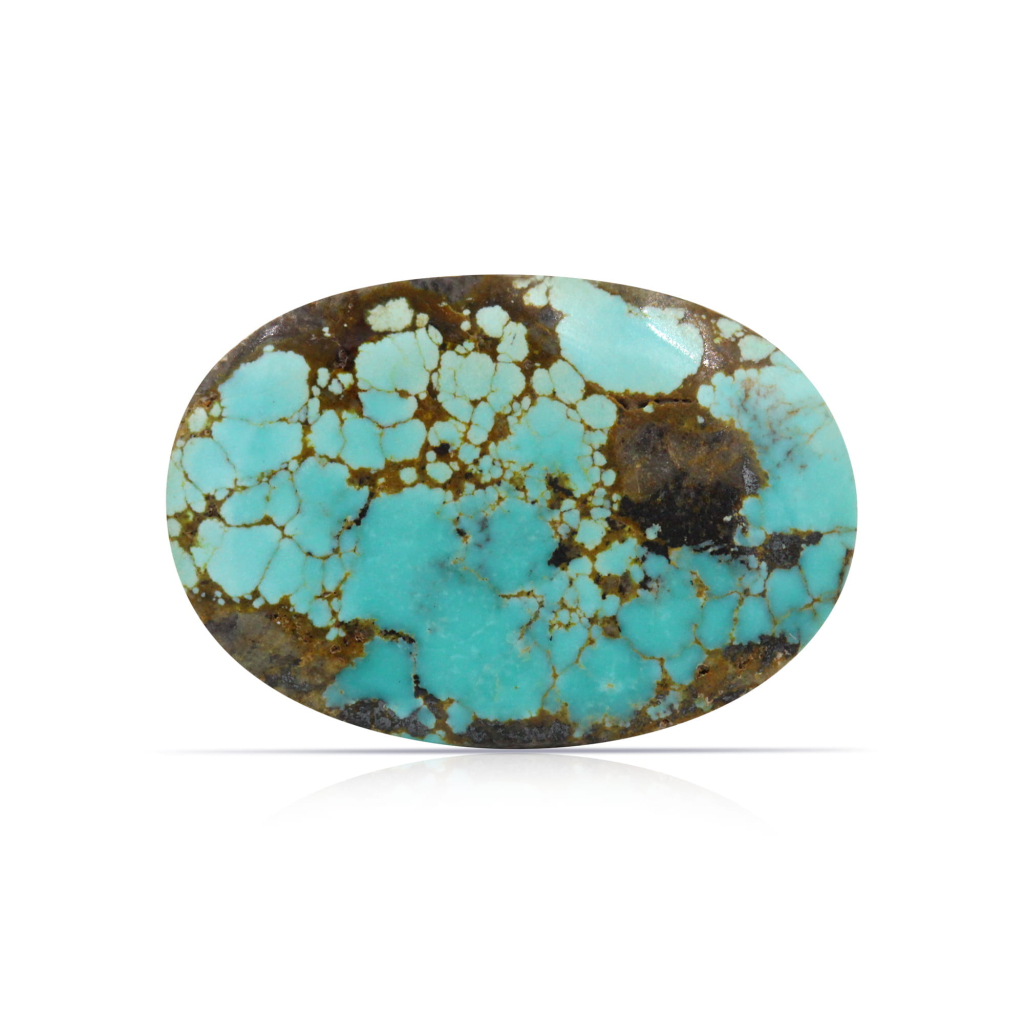 Nishapuri Irani Firoza Turquoise Oval Stone 11.80 Carat