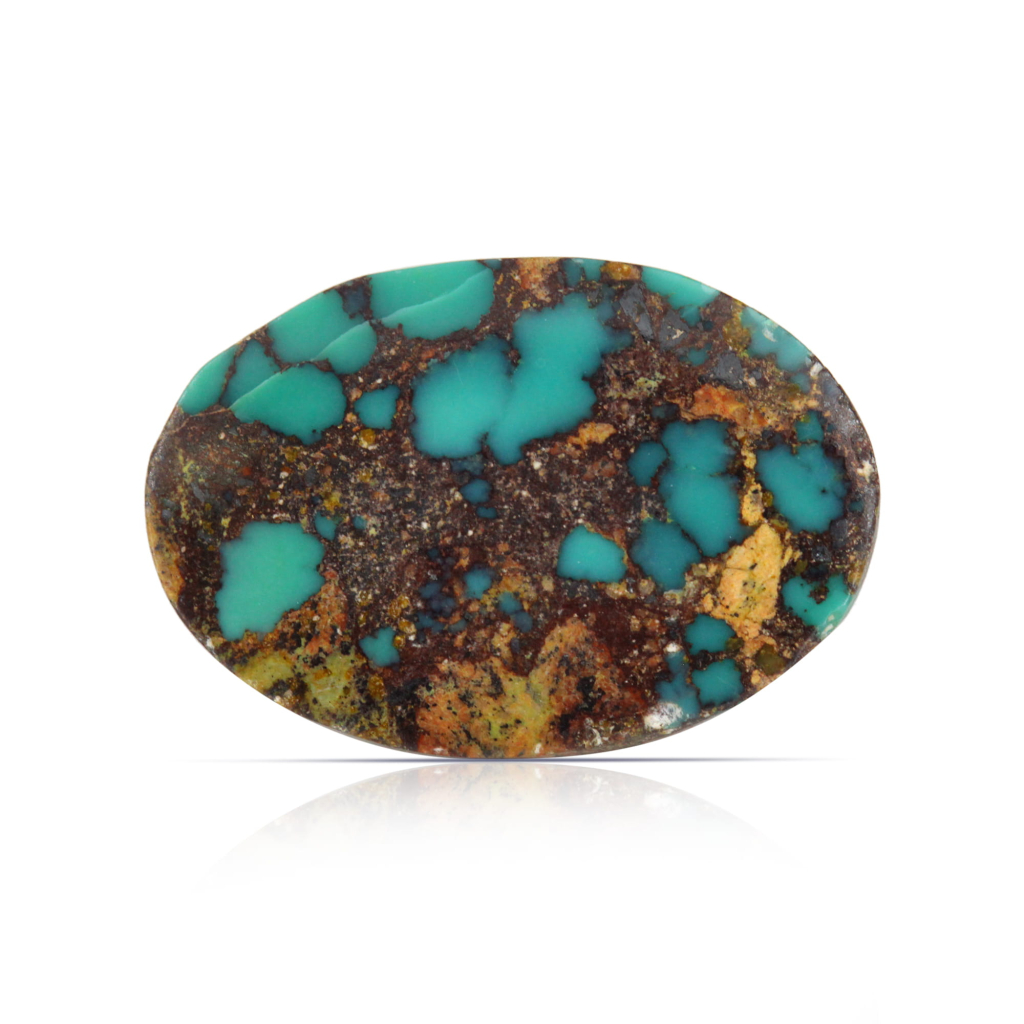 Nishapuri Irani Firoza Turquoise Oval Stone 8.50 Carat
