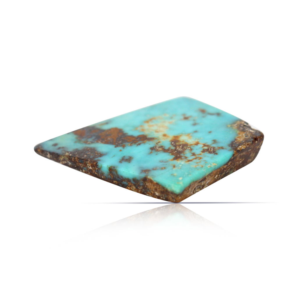 Natural Nishapuri Irani Firoza Turquoise Kite Stone 5.60 Carat