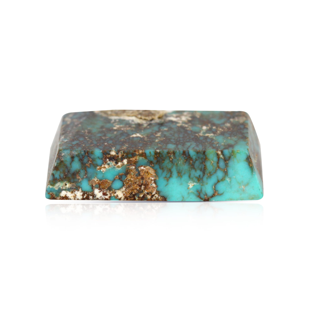 Natural Nishapuri Irani Firoza Turquoise Rectangle Stone 6.40 Carat