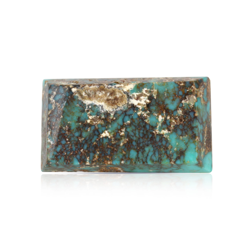 Natural Nishapuri Irani Firoza Turquoise Rectangle Stone 6.40 Carat