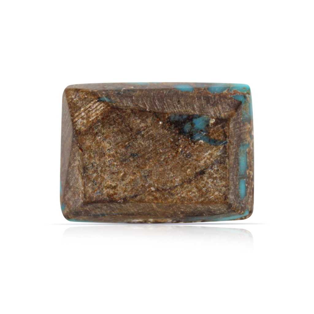 Natural Nishapuri Irani Firoza Turquoise Rectangle Stone 6.90 Carat
