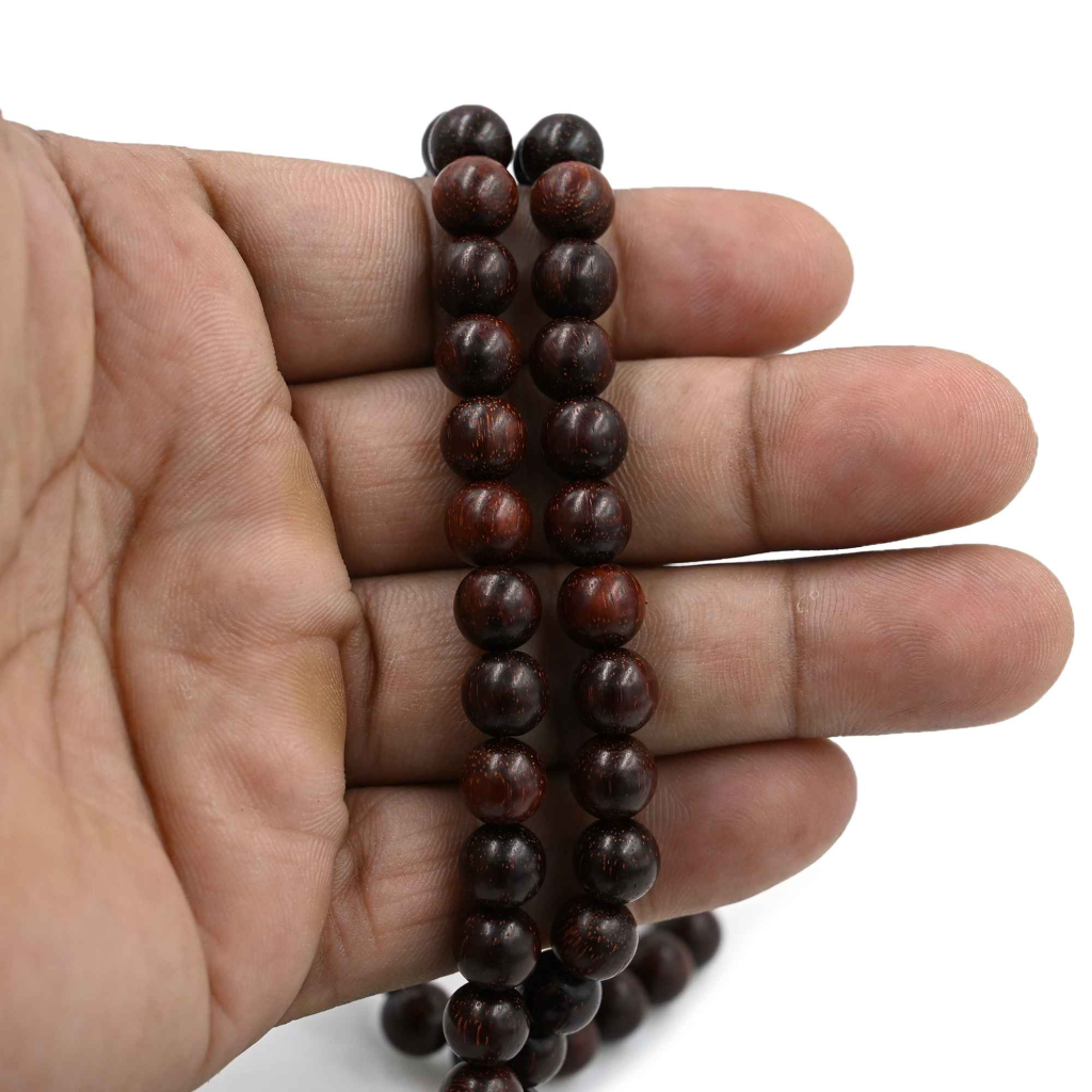 100% Original Pure Red Sandalwood Chandan Jap Mala