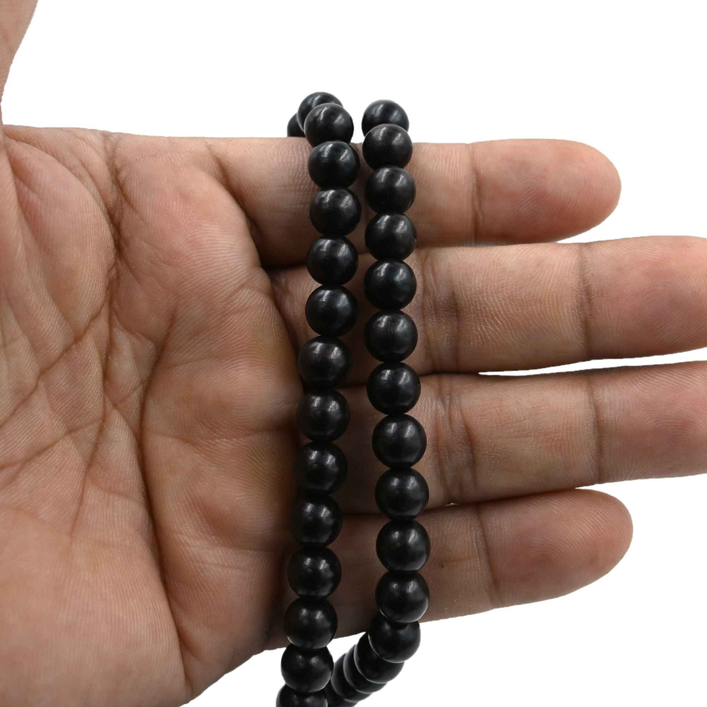 100% Original Black Karungali Ebony Wood Beads Jap Mala