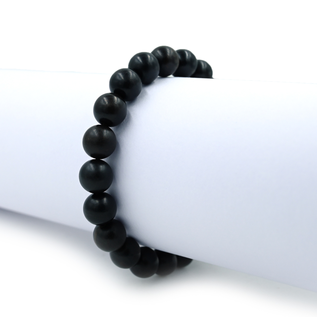 Original Ebony Karungali Stretchable Protection Beads Bracelet