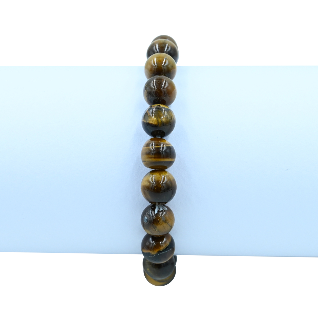 Natural Tiger Eye 8mm Stretchable Bracelet for Protection