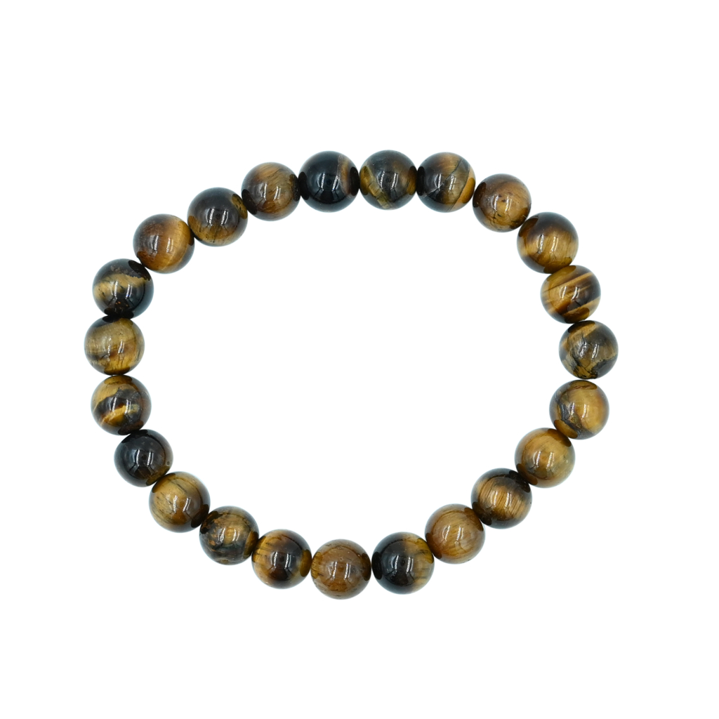 Natural Tiger Eye 8mm Stretchable Bracelet for Protection