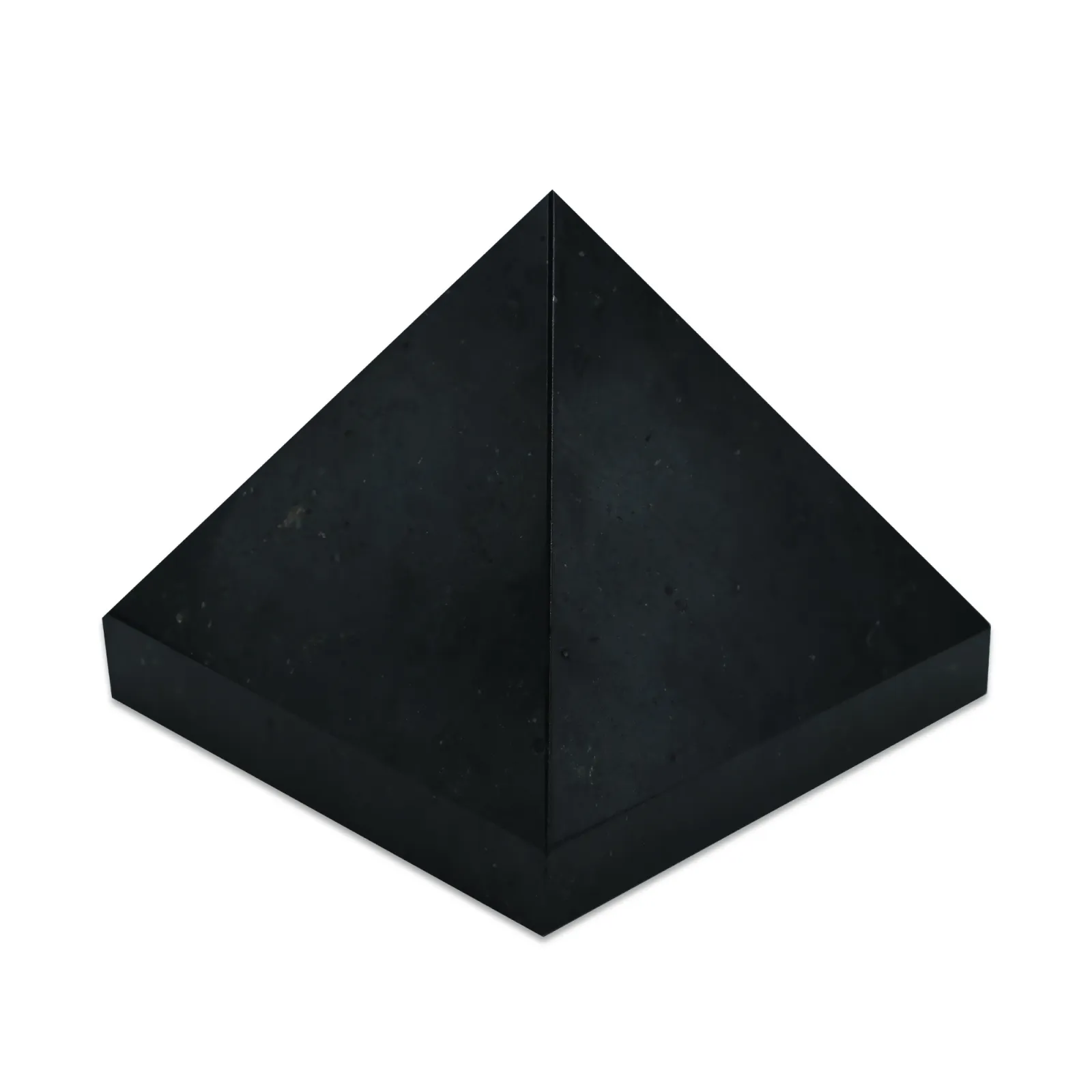 Black Tourmaline Pyramid for Vastu, Meditation & Home Decor