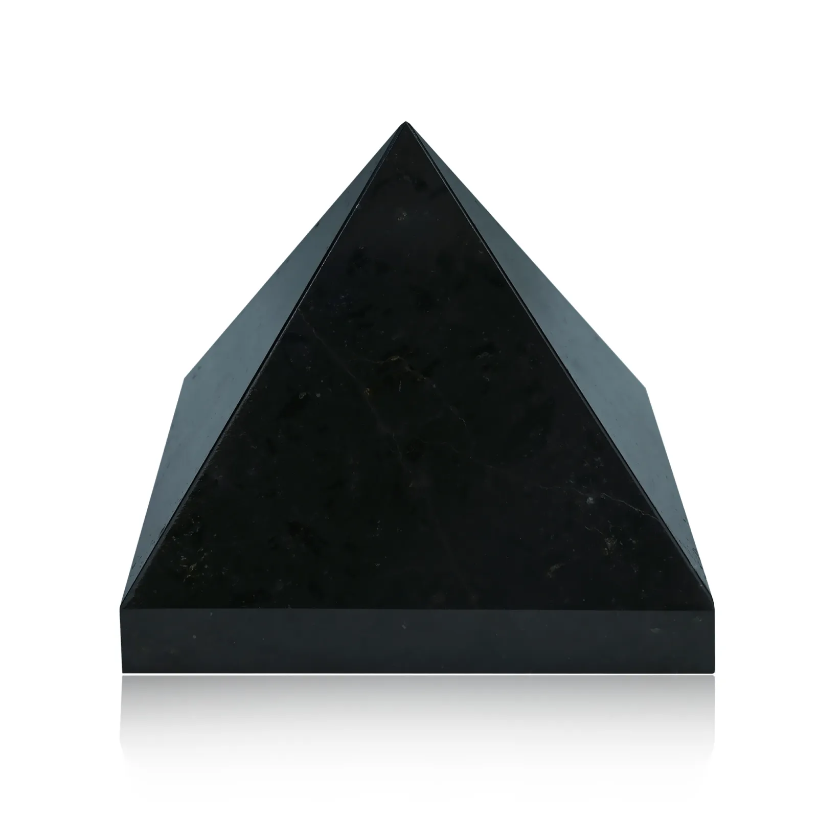 Black Tourmaline Pyramid for Vastu, Meditation & Home Decor