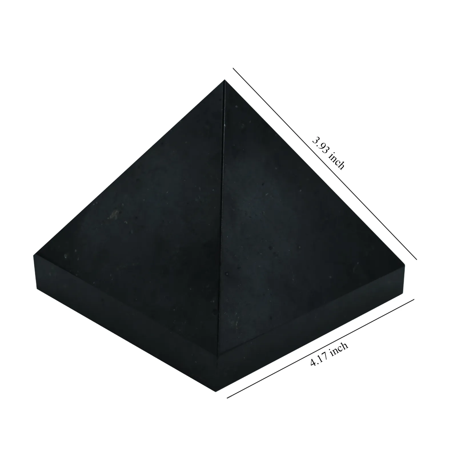 Black Tourmaline Pyramid for Vastu, Meditation & Home Decor