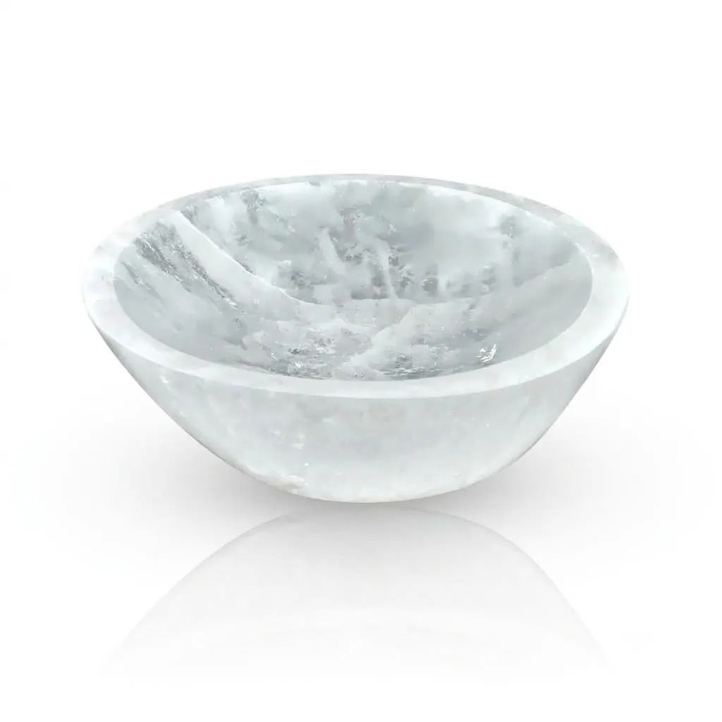 Natural Selenite Crystal Bowl for Crystal Charging