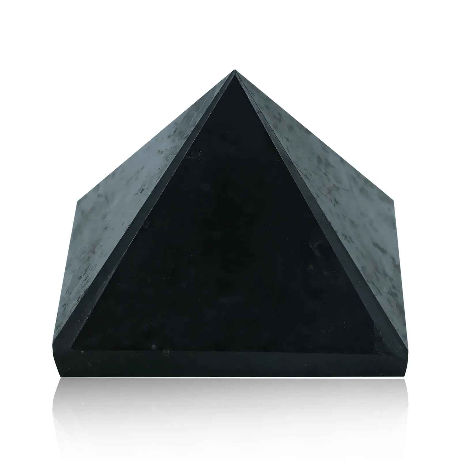 Black Tourmaline Crystal Pyramid for Vastu Protection-126gms