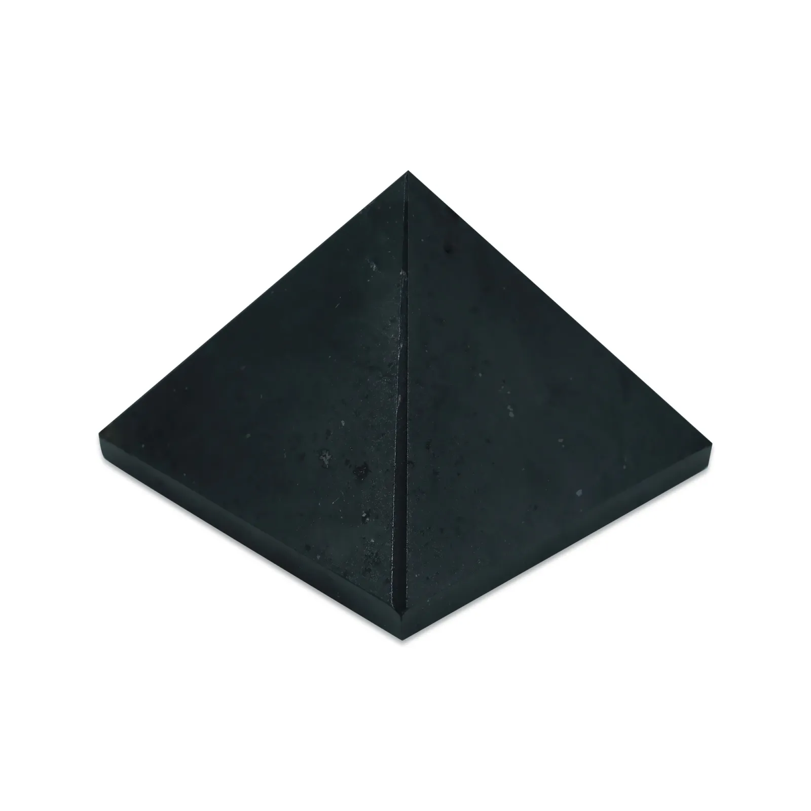 Black Tourmaline Crystal Pyramid for Vastu Protection-120gms