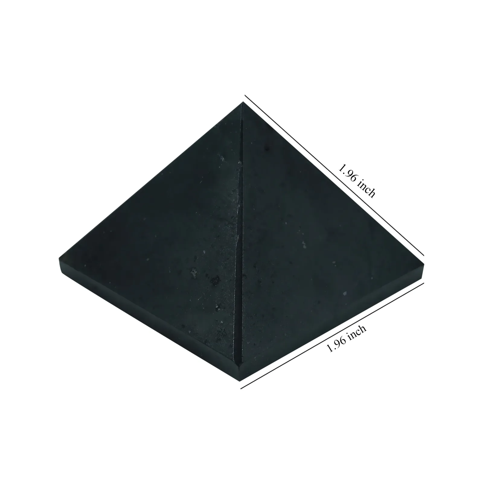 Black Tourmaline Crystal Pyramid for Vastu Protection-120gms
