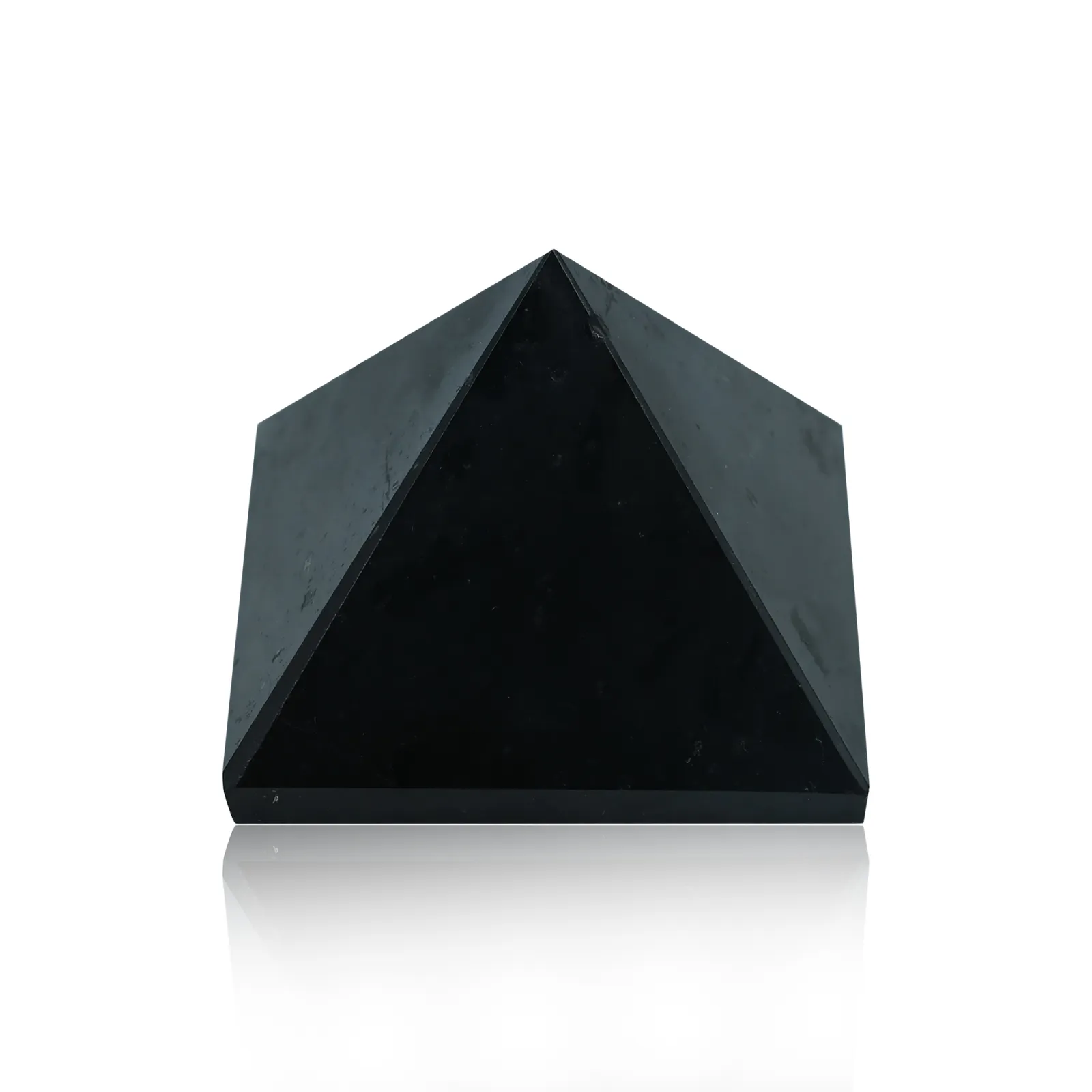 Black Tourmaline Crystal Pyramid for Home Energy Protection-120gms