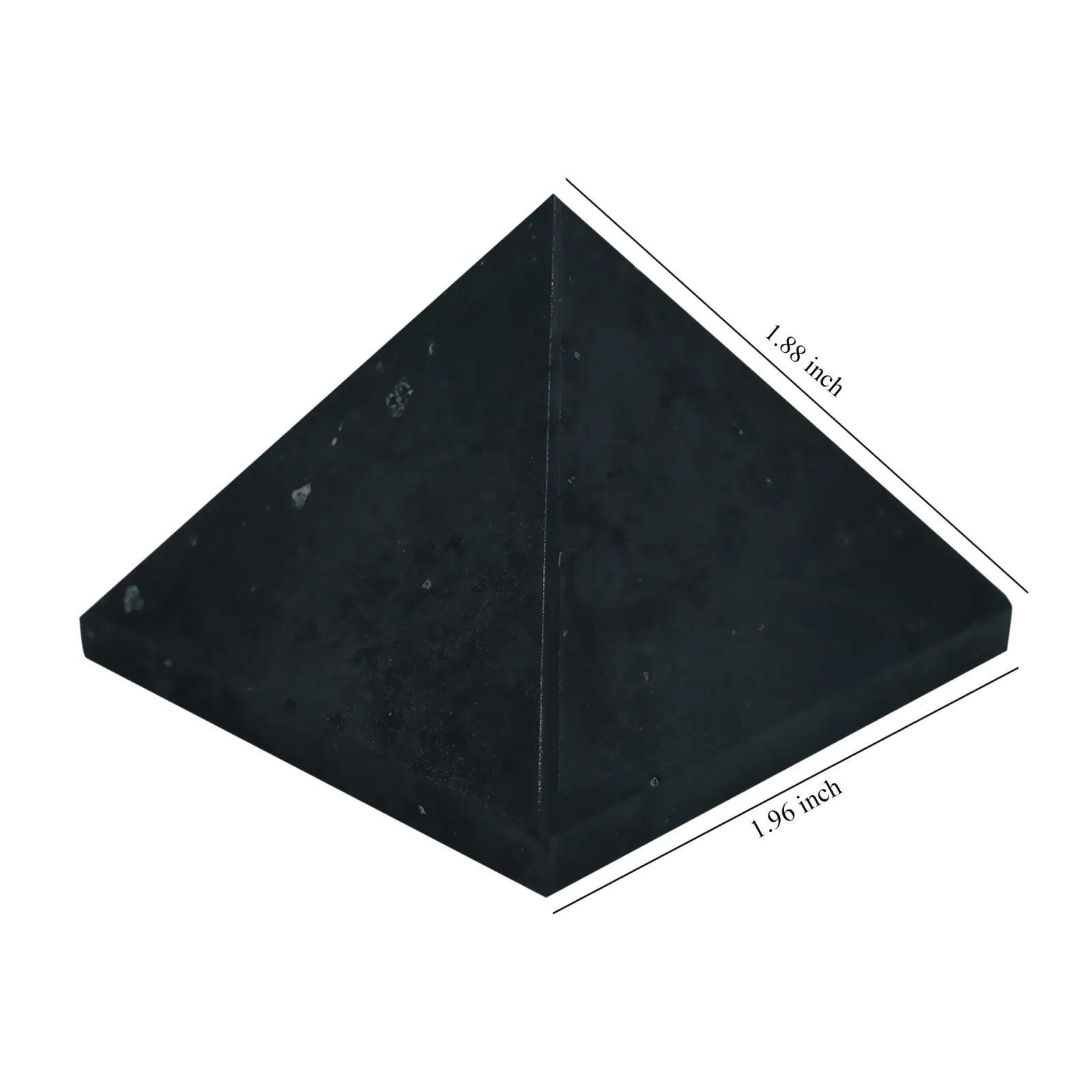 Black Tourmaline Pyramid for EMF Protection & Vastu-124gms