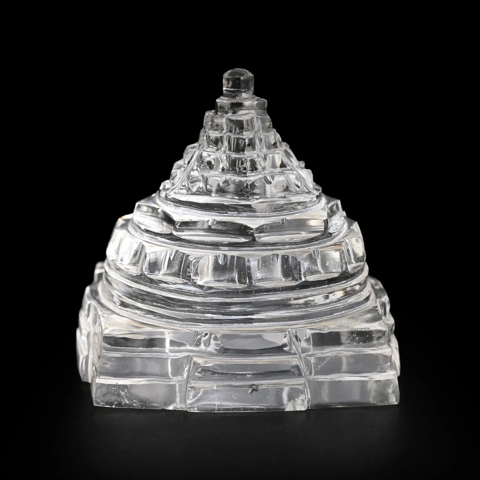 Sphatik Crystal Heaven Shree Yantra for Spiritual Energy-127gms
