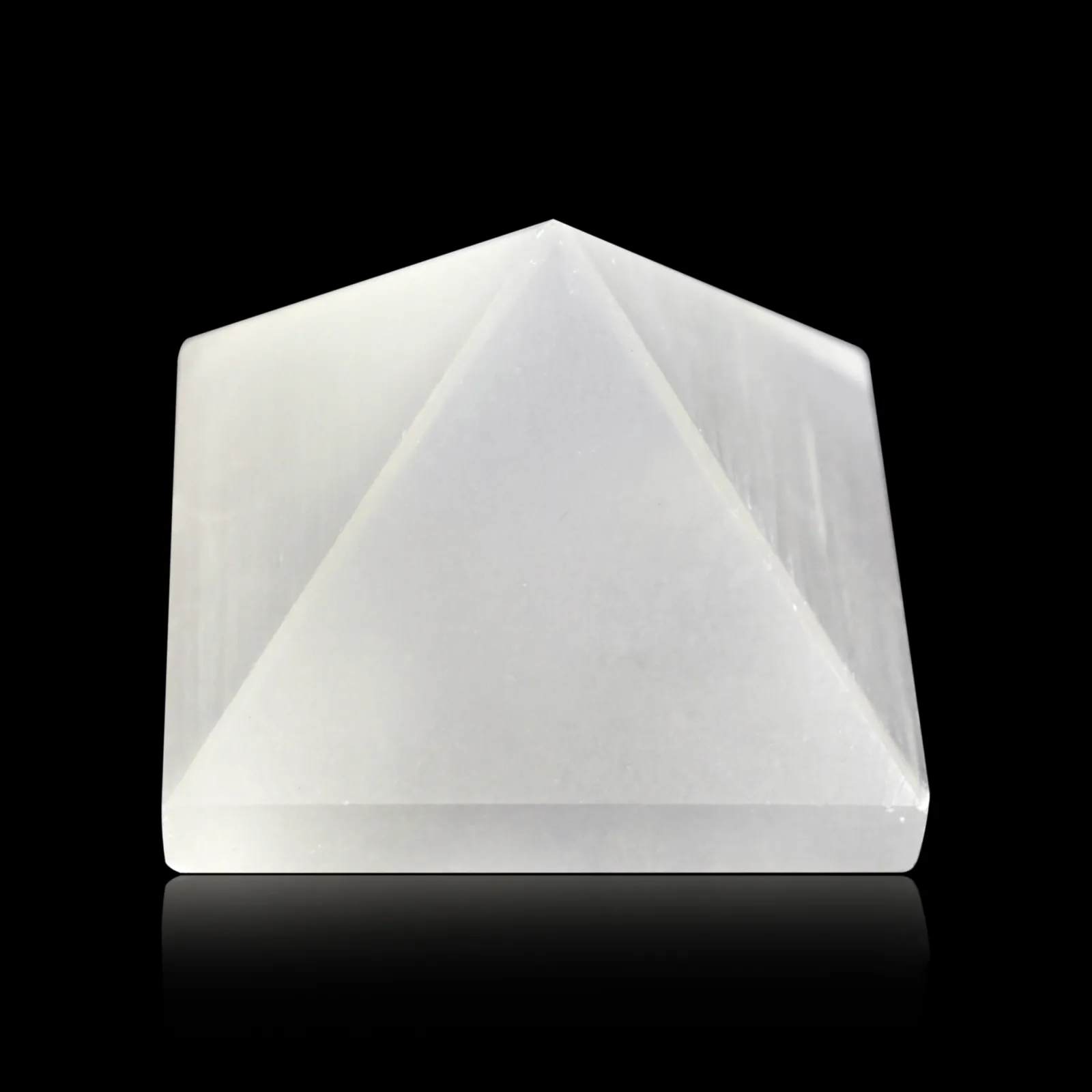 Selenite Crystal Pyramid for Energy Cleansing