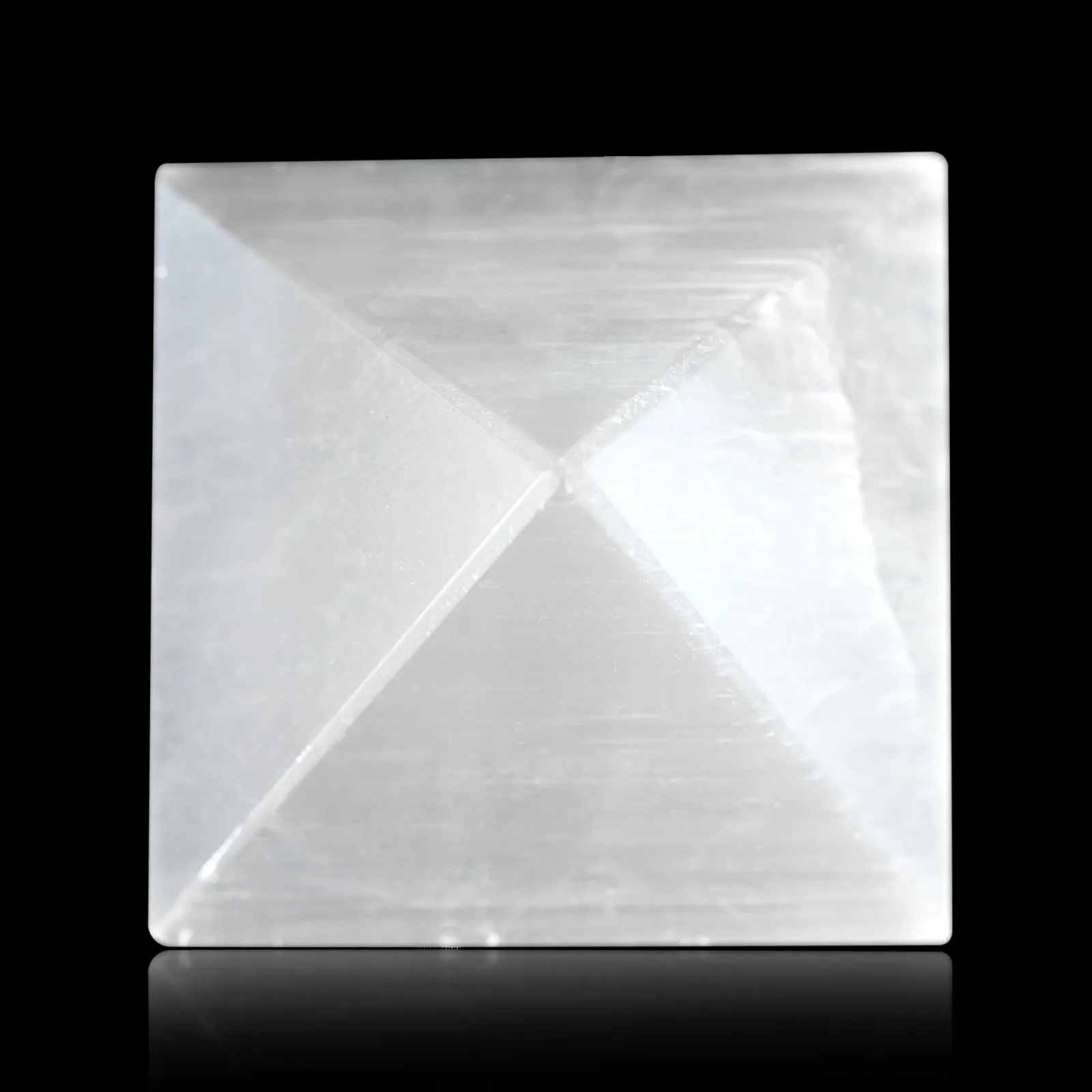 Selenite Crystal Pyramid for Energy Cleansing