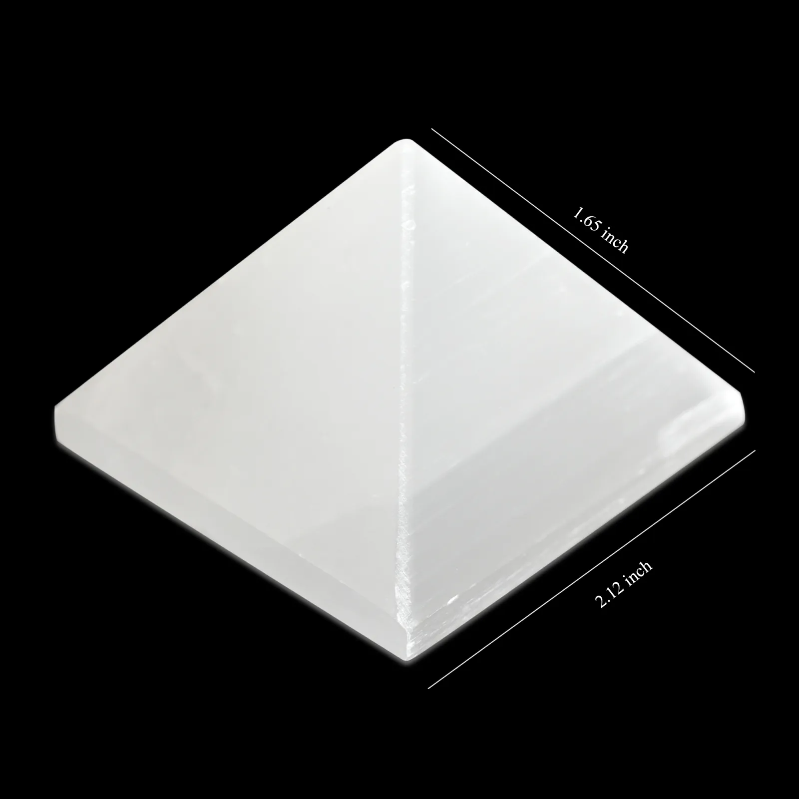 Selenite Crystal Pyramid-124.36