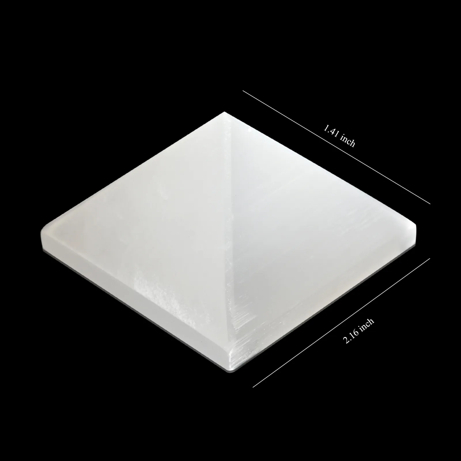 Selenite Crystal Pyramid