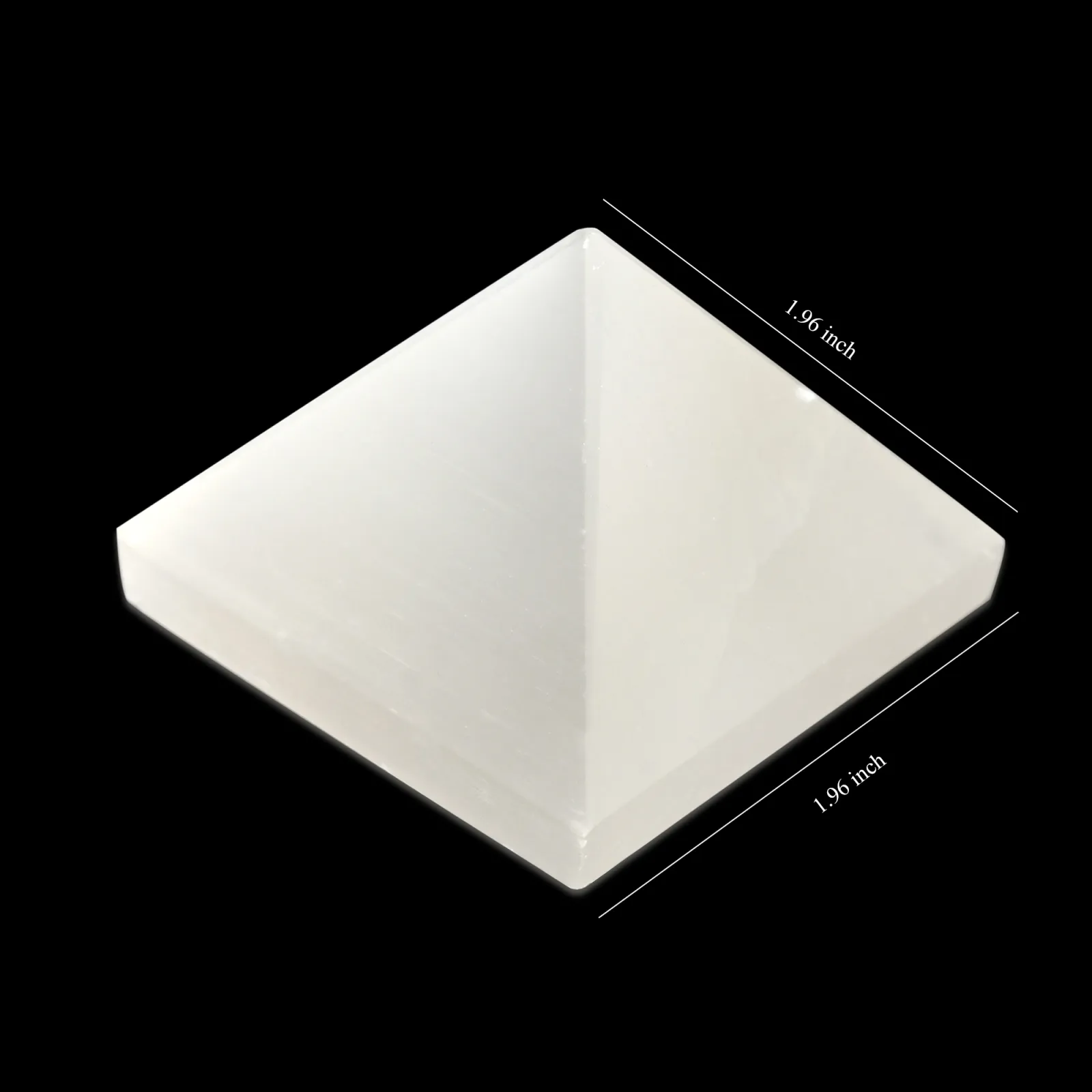 Selenite Crystal Pyramid for Energy Cleansing