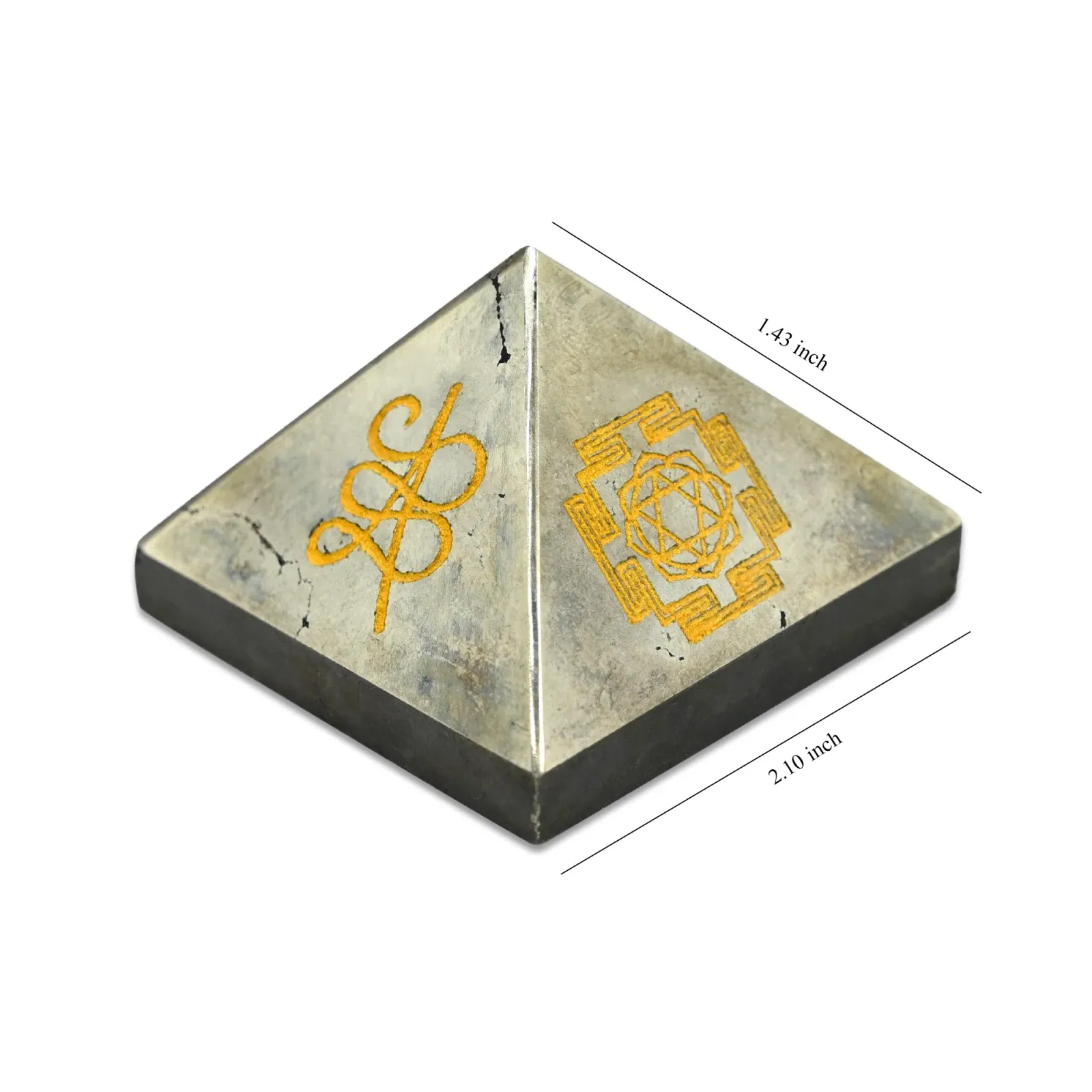 Lakshmi Pyrite Money Magnet Pyramid