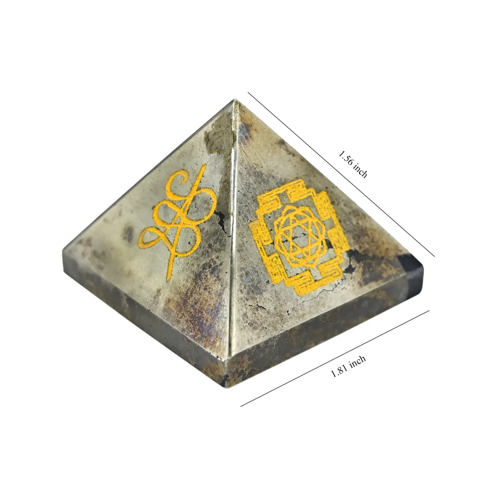 Lakshmi Pyrite Money Magnet Pyramid