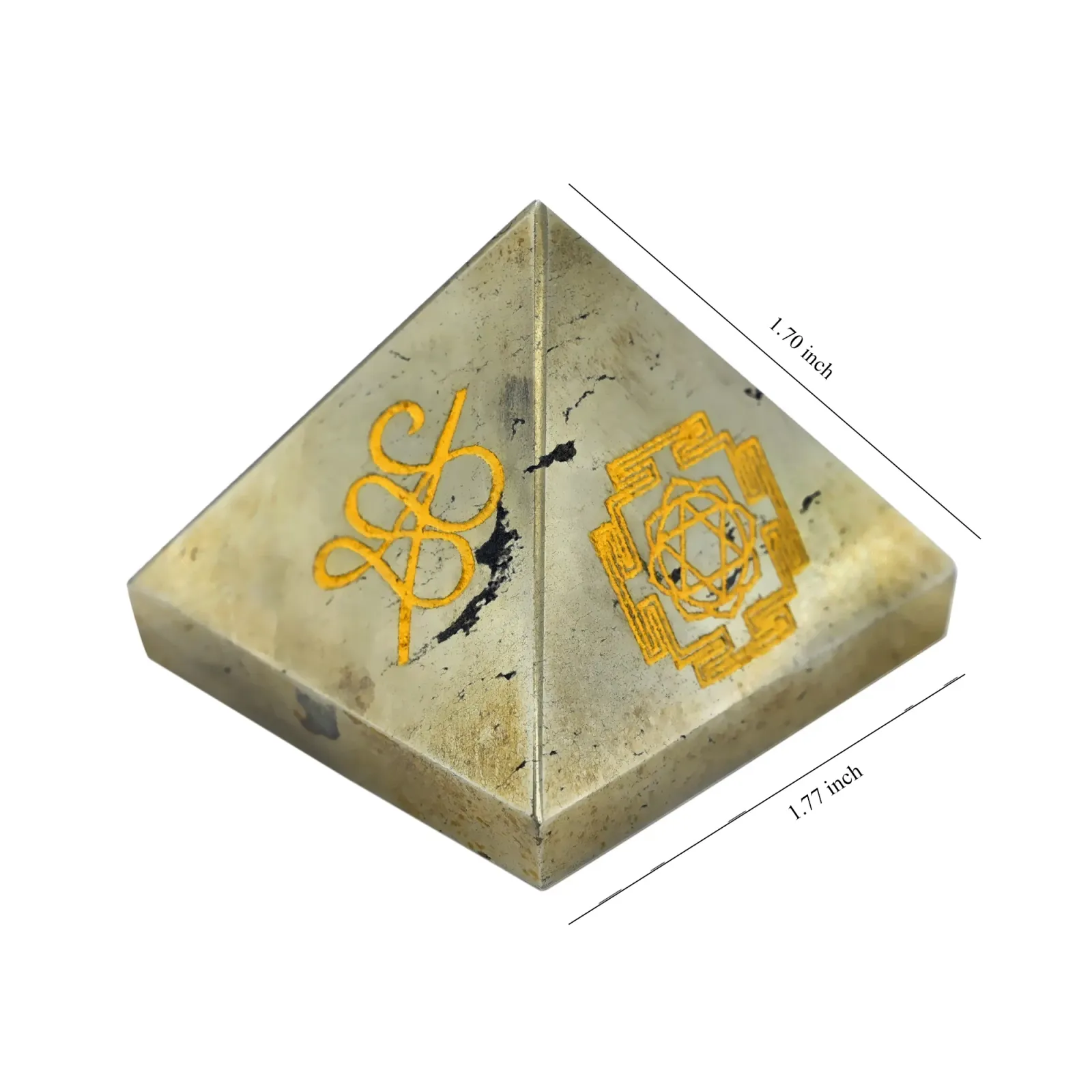 Lakshmi Pyrite Money Magnet Pyramid
