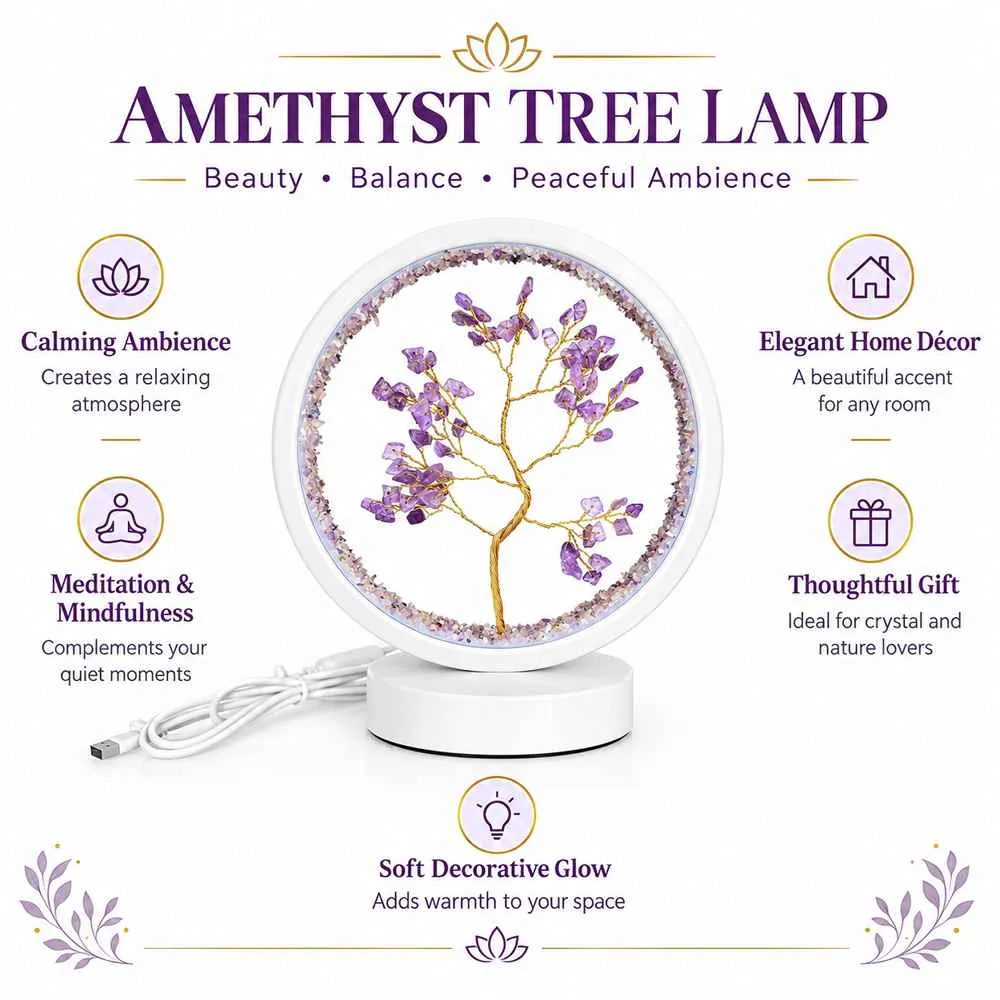 Crystal Tree Lamp