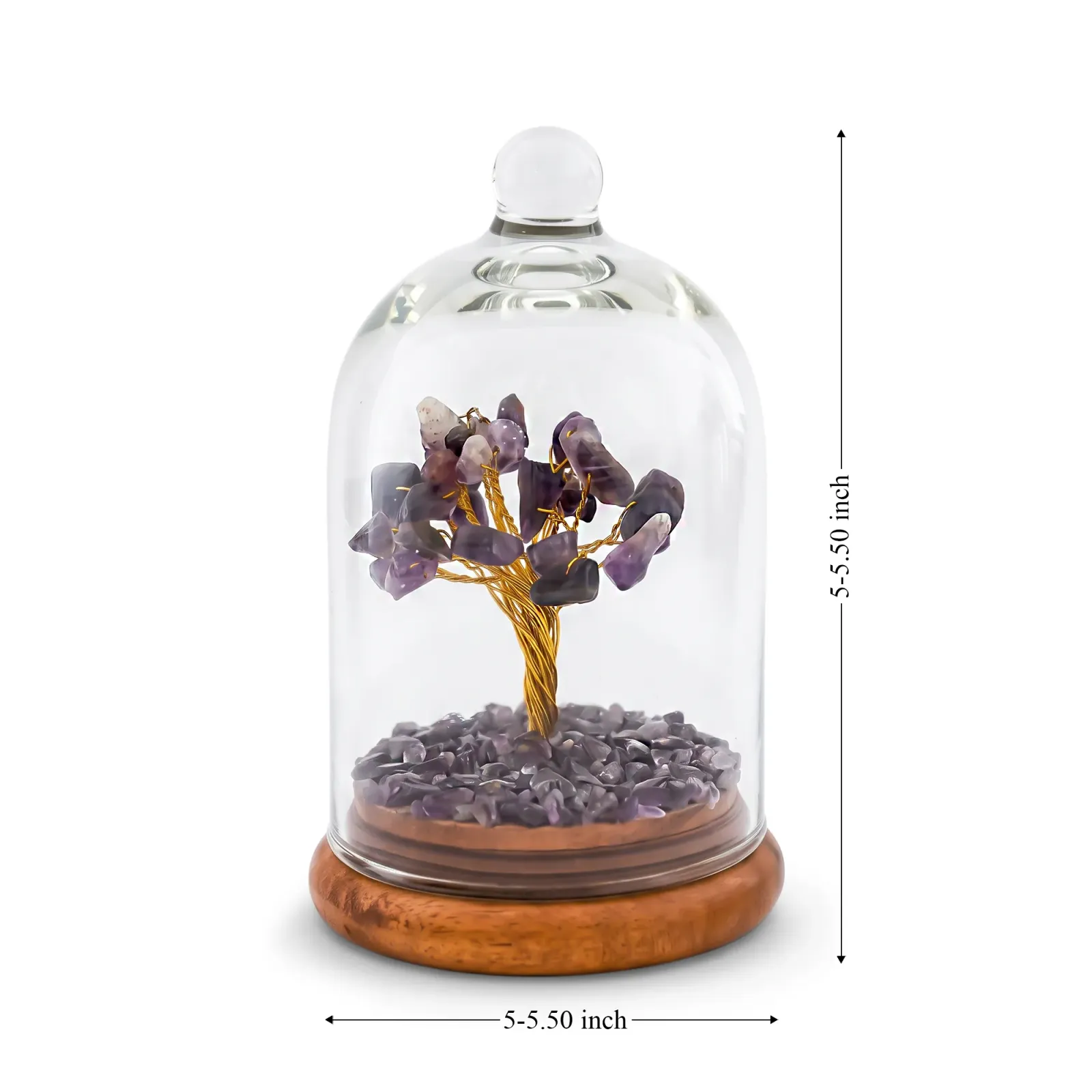 Amethyst Crystal Dome Tree