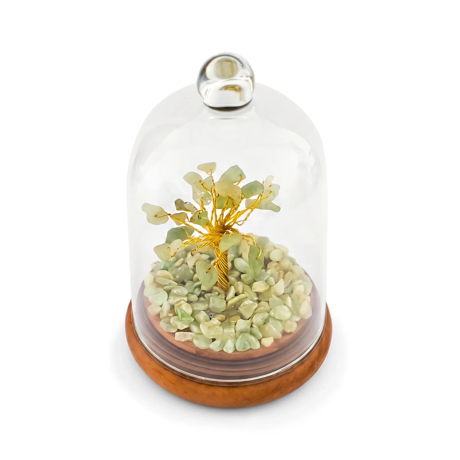 Green Aventurine Crystal Dome Tree