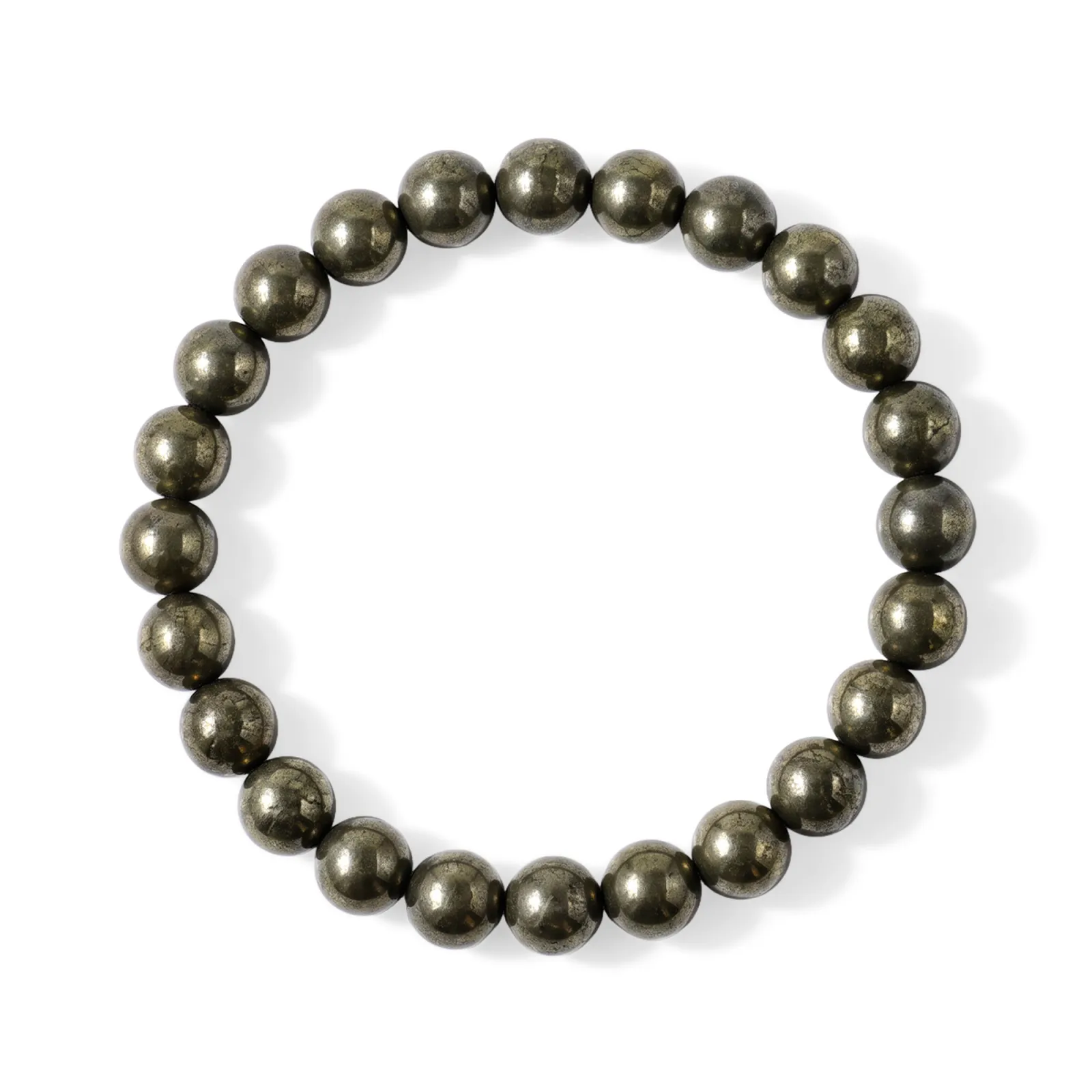 Raw Pyrite Money Magnet Bracelet