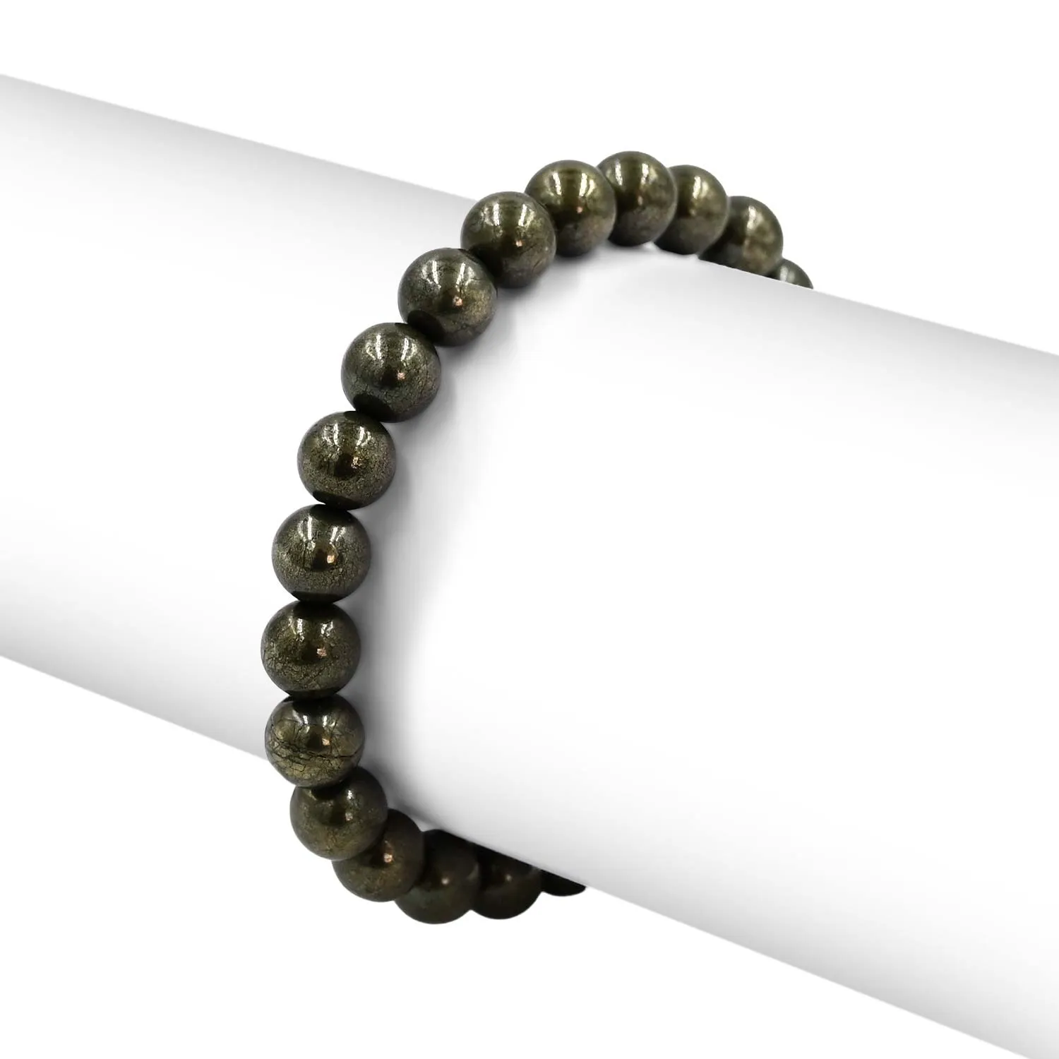Raw Pyrite Money Magnet Bracelet