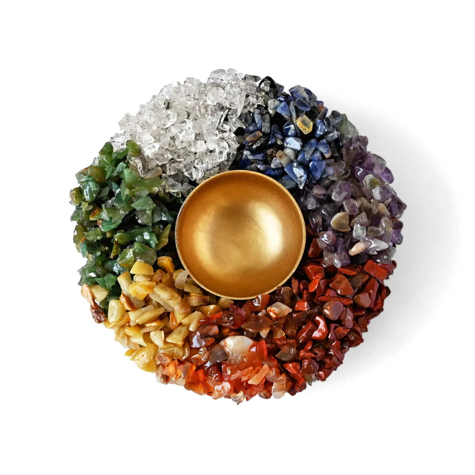 Dhan Yog Crystal Candle Holder for Wealth