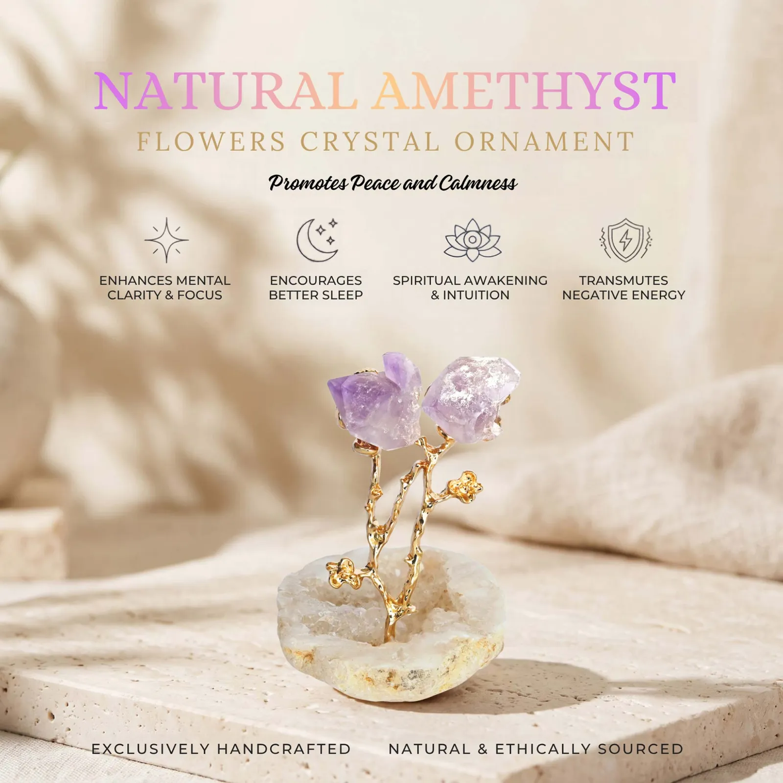 Natural Amethyst Crystal Tree